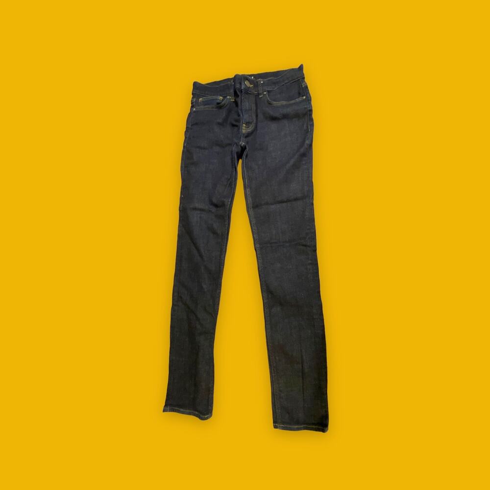 DSTLD Denim Men's Dark Wash Skinny Jeans Cotton Poly Stretch Size 28 x 32